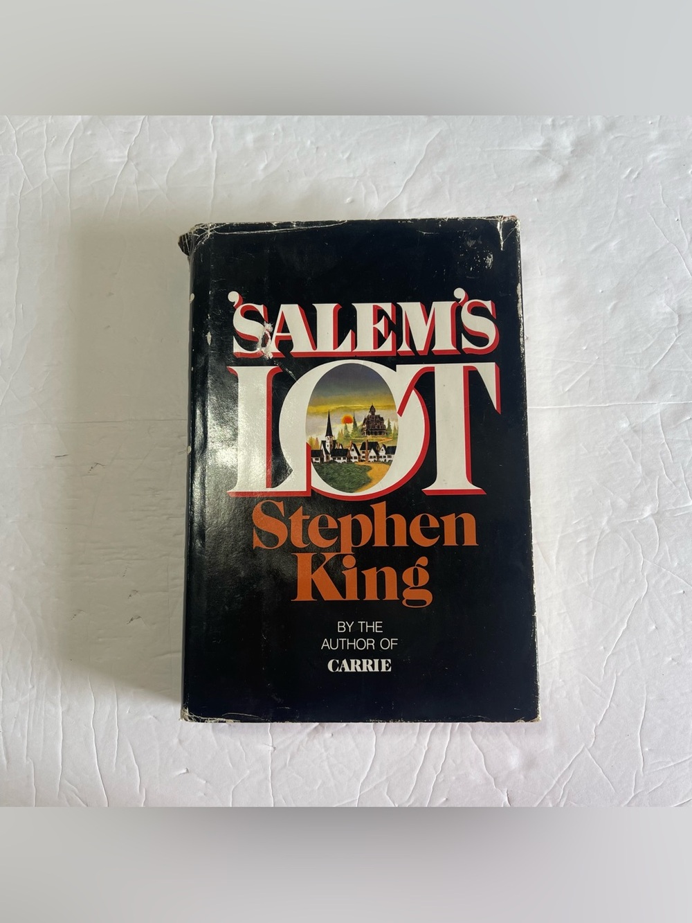 Steven King Salem’s Lot Book Hardcover w DJ Doubleday 1975 Gutter Code MP3Y